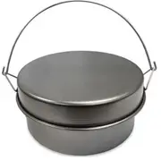 Camping Cooking Boiling Fry Pan Spun Steel Oven