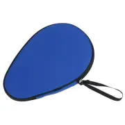 Table Tennis Racket Case Ping Pong Paddle Case Cover Bag Gourd Shape, Blue