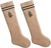 [VALICLUD] Warm Winter Socks Thickened Baby Long Stockings Non-slip Socks for Boys and Girls (1-3 Years Old)