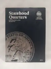 Official Whitman Coin Folder USA Statehood Quarters #2 2002-2005 Brand New