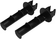2pcs Paper Towel Holder Toilet Paper Holder Black Toilet Handle Bedside Commode Handicap Grab Bars Restroom Accessories Bathroom Hardware Bathroom Accessories Commode Plastic Black