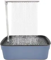 Bird Bath Tub, Shower Bathing Parrot Automatic Bathtub Electric Large Fountain For Parakeet Cockatoo Circulating Water Cycle Toy Box Budgies Caged