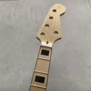 5 String 20 Fret Bass Guitar Neck Bass Parts Maple Fretboard inlay Gloss
