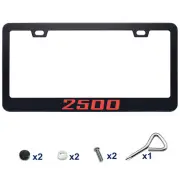 Metal Red Color License Number Plate Frame Tag Cover For Ram 2500 Cab Pickup