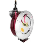 Milton 2755-5038SS: SS Hose Reel W/ 3/8" X 50' Epdm Hose (3/8" Fittings)