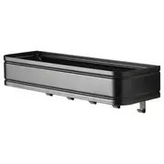 LILLASJÖN wall shelf with 5 hooks