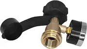 Propane Tank Meter -|Color Coded Air Meter For Propane Tank | Recreational Vehicle Propane Tank Meter, Solid Brass Leak Detector For Tanks D