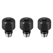 6/6.35/8mm Collet Chuck with Nut Engraving Trimming Machine Router Bit Adapter Electric Router Milling Cutter Accessorie As Shown