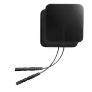 TENS Electrode Pads, Square, 50x05mm, Black