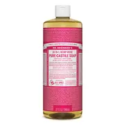 Dr.Bronner'S Pure-Castile Soap Liquid (Hemp 18-In-1) Rose 946ml