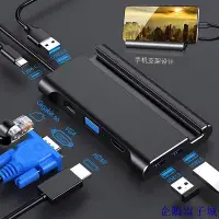 在飛比找Yahoo!奇摩拍賣優惠-企鵝電子城Type c 擴展塢 USB C HUB 轉 US