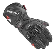 Bogotto Monza perforated Motorcycle Gloves, black, Size XS for Men