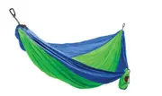 Grand Trunk Double Hammock w/ Strap - Lime Green/Blue