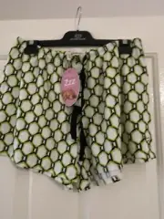 Peter Alexander Ladies Pyjama Shorts Lime Green Medium