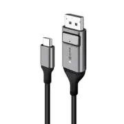 Alogic 1M Ultra Usb-C (Male) To Displayport (Male) Cable 4K @60Hz Space Grey