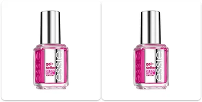2 x Essie Gel Setter Inflight Delight Nail Polish - 13.5ml each - Free P & P