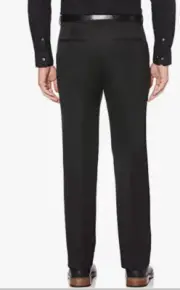 DAVINCI Men's Suit Pants Black 20R Polyester Style B2000-RF19