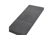 Folding Foam Portable High Density Mattress Medium Firm - Dark Grey