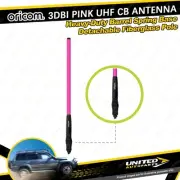 Oricom 3dBi Pink UHF CB Antenna with Detachable Fiberglass Pole - Length 665mm