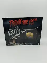 NECA Friday the 13th CAMP CRYSTAL LAKE ACCESSORY SET Jason Vorhees MIB SINGED