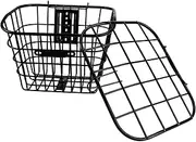 LOORGVEL 1Pc Storage Basket for Bicycle Durable Plain Color Wire Rack Accessory for Easy Installation and Transporting Shopping Electric Vehicles and Bicycles