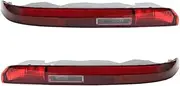 Rear Fog Tail Light Signal LED Rear Reflector Lamp EU Version Brake Light with 4 Bulbs for Audi Q7 2017-2021 Rear Lights(Pair)