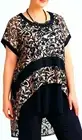 TS TAKING SHAPE plus sz M/ 20 Hue And Me Foil Mesh Top stretch sheer NWT rrp$130