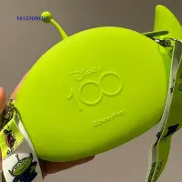 在飛比找Yahoo!奇摩拍賣優惠-新款迪士尼超萌三眼仔硅膠大頭手機斜挎包零錢包親子款
