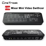 CineTreak Mixer Mini 4-CH HDMI HD Multi-format Video Switcher Live Streaming