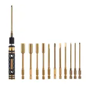 12Pcs 1.5/2/2.5/3/4/5.5mm Hexagonal Wrenches Hex Phillips Nut Slotted Screwdrivers Tool Kit for RC Model