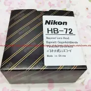 NIKON HB-72 Bayonette Hood for AF-S NIKKOR 20mm F/1.8G ED Lens 29164JAPAN IMPORT