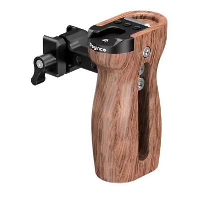 Wooden Side Handle Grip for SmallRig Camera Cage Video Rig Universal Ergonomic