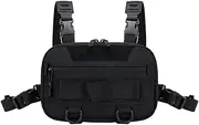Chest Bag for Men, Fly Fishing Bag with Multiple Compartment, Multipurpose Pouch for Outdoor Sports Running Hiking Camping Travel
