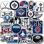 25 PCS Set of Winnipeg Vinyl Jets Stickers Pack Winnipeg Decal Jets 2-2.5 inches