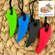 Autism Chewy Necklace - Chewie Tube Sensory Chew ASD ADHD SPD Saber Tooth