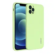 For iPhone 12 Pro Case, Liquid Silicone Shockproof Protective Cover, Light Green
