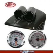 Gauge Pod for Ford Falcon FG MKII FGX + Water Temp + EGT White AT Gauges