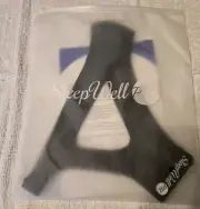 Sleepwell Pro Adjustable Stop Snoring Chin Strap Black New