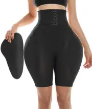 Andalinge Padded Butt Underwear for Women Shapewear Panties High Waist Hip Di...