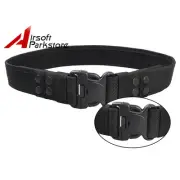 2" Tatical Military SWAT Police Security Combat Gear Utility Nylon Duty Belt BK