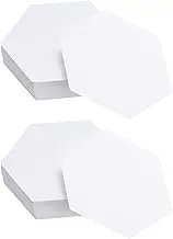 uxcell 200 Count Hexagon Paper Piecing Paper for Quilting, 2-Inch English Paper Piecing Template, Foundation Paper Pieces Patchwork Supplies for Quilting Sewing DIY Craft