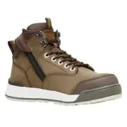 Hard Yakka Size 7 Oak 3056 Steel Cap Zip Boots - AUSTRALIA BRAND