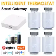 Tuya ZigBee Smart Thermostat Radiator Valve TRV Programmable for Alexa Google US