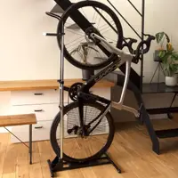 在飛比找momo購物網優惠-【運動收納哥】日本原裝 橫直式自行車架 單車架 停車架 自行