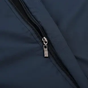 【ROBERTA 諾貝達】禦寒必備 格紋厚舖棉夾克外套(藍色)