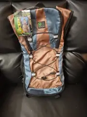 NWT Pacific Coast Trail Camping - 2 Liter Hydration Backpack Teal & Brown NEW
