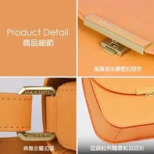 【BRAUN BUFFEL 德國小金牛】台灣總代理 巴黎-A 斜背包-杏桃色/BF816-27-AC