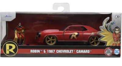 1969 CHEVY CAMARO W/ ROBIN DIECAST FIGURE 1/32 DIECAST CAR JADA TOYS 33088/12