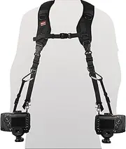 Camera Strap Double Shoulder Camera Strap Harness Quick Release Adjustable Dual Camera Tether Strap and Safety Tether for DSLR SLR Camera