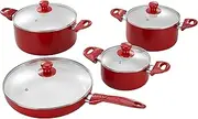 BRATmaxx 01760 Cookware Set, 8 Pieces | Induction Compatible | Non Stick